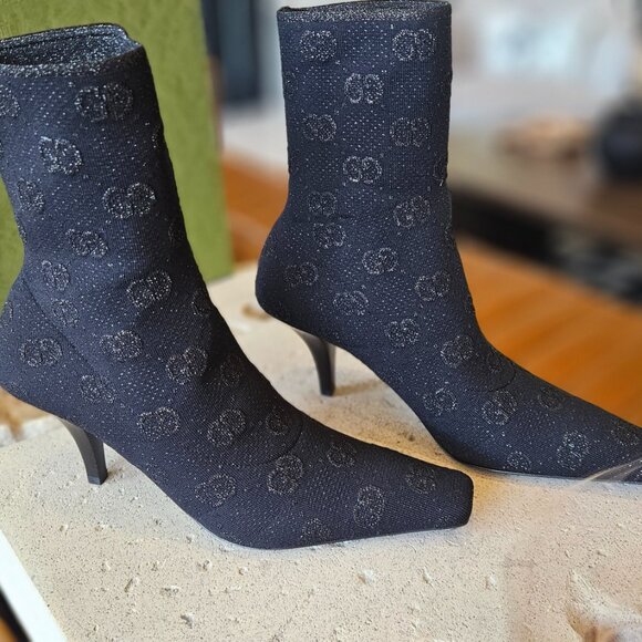 Gucci Ankle Boots Black Womens size 37+ - Picture 7 of 13